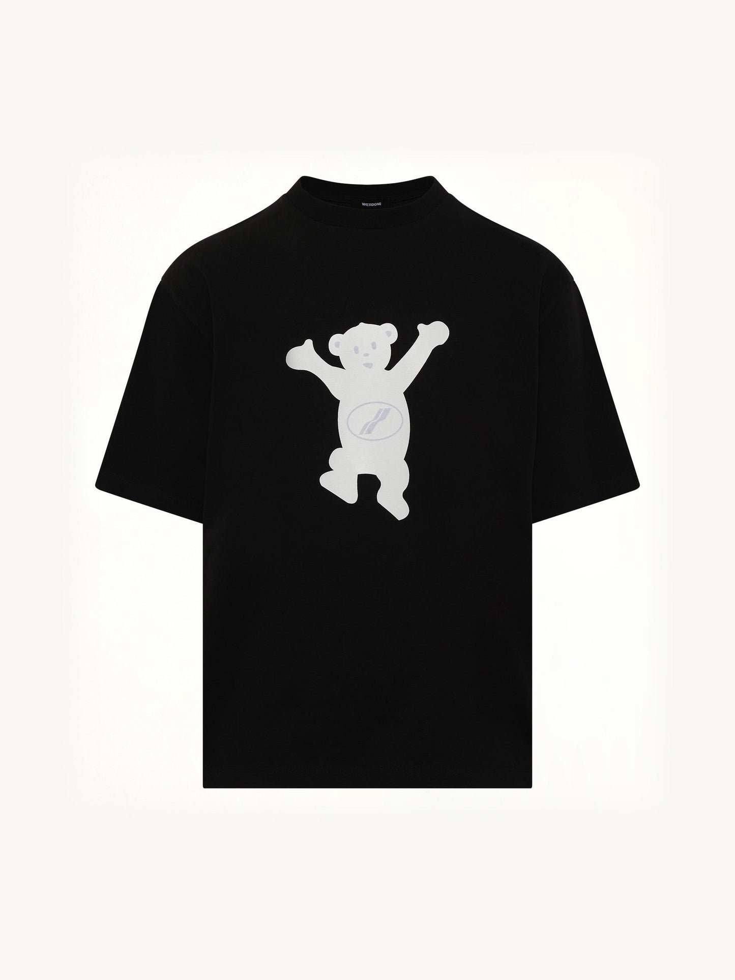 WE11DONE Logo Teddy T-Shirt (Black)