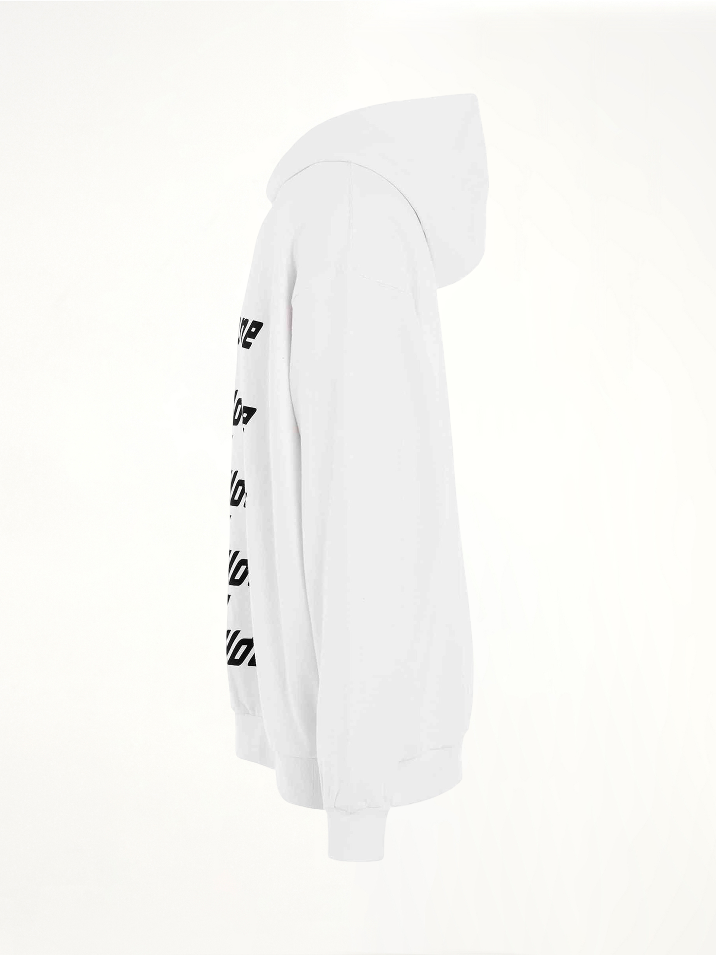 WE11DONE Multiple Front Logo Hoodie (White)