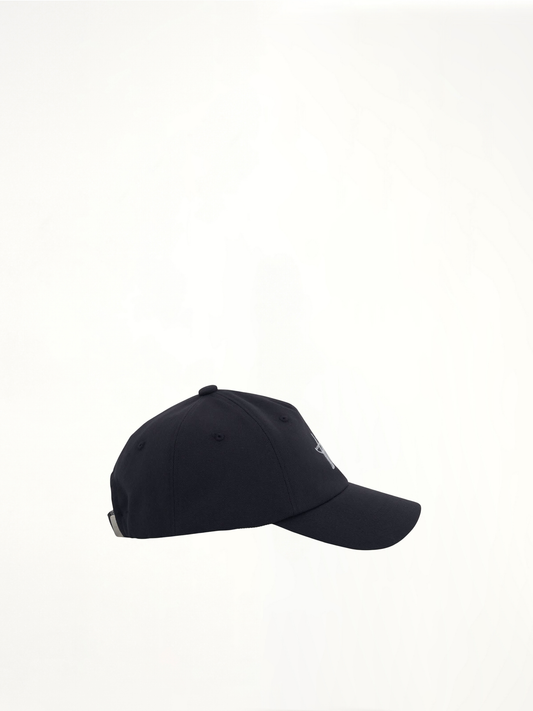 WE11DONE WD One Logo Cap (Black)