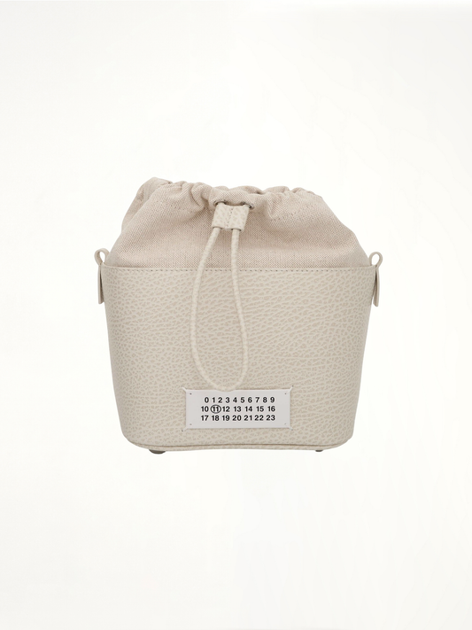 Image of Bags. Productname: MAISON MARGIELA Small 5AC Bucket Bag in GREY colour by brand - MAISON MARGIELA