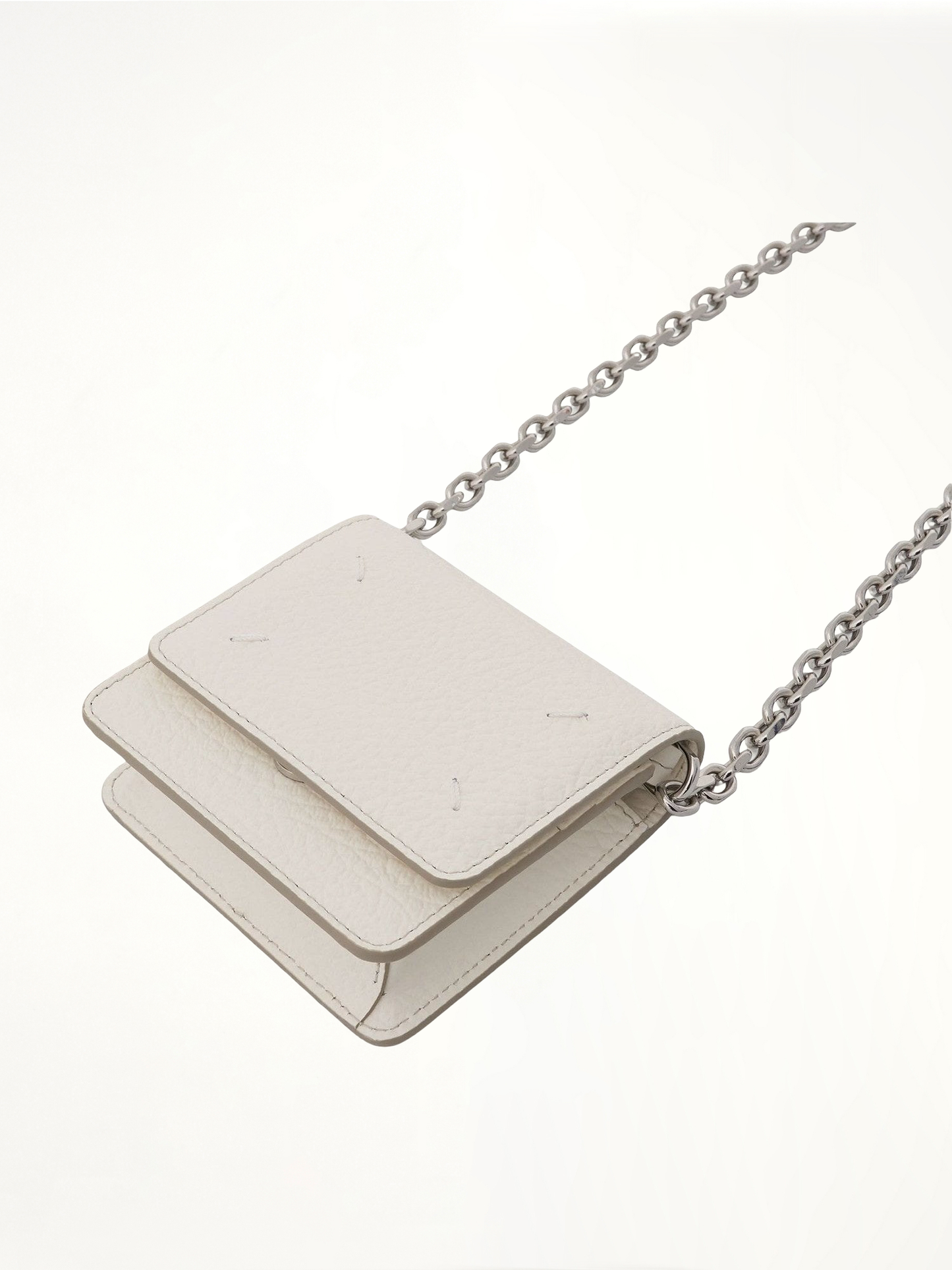 MAISON MARGIELA Four Stitches Chain Wallet (White)