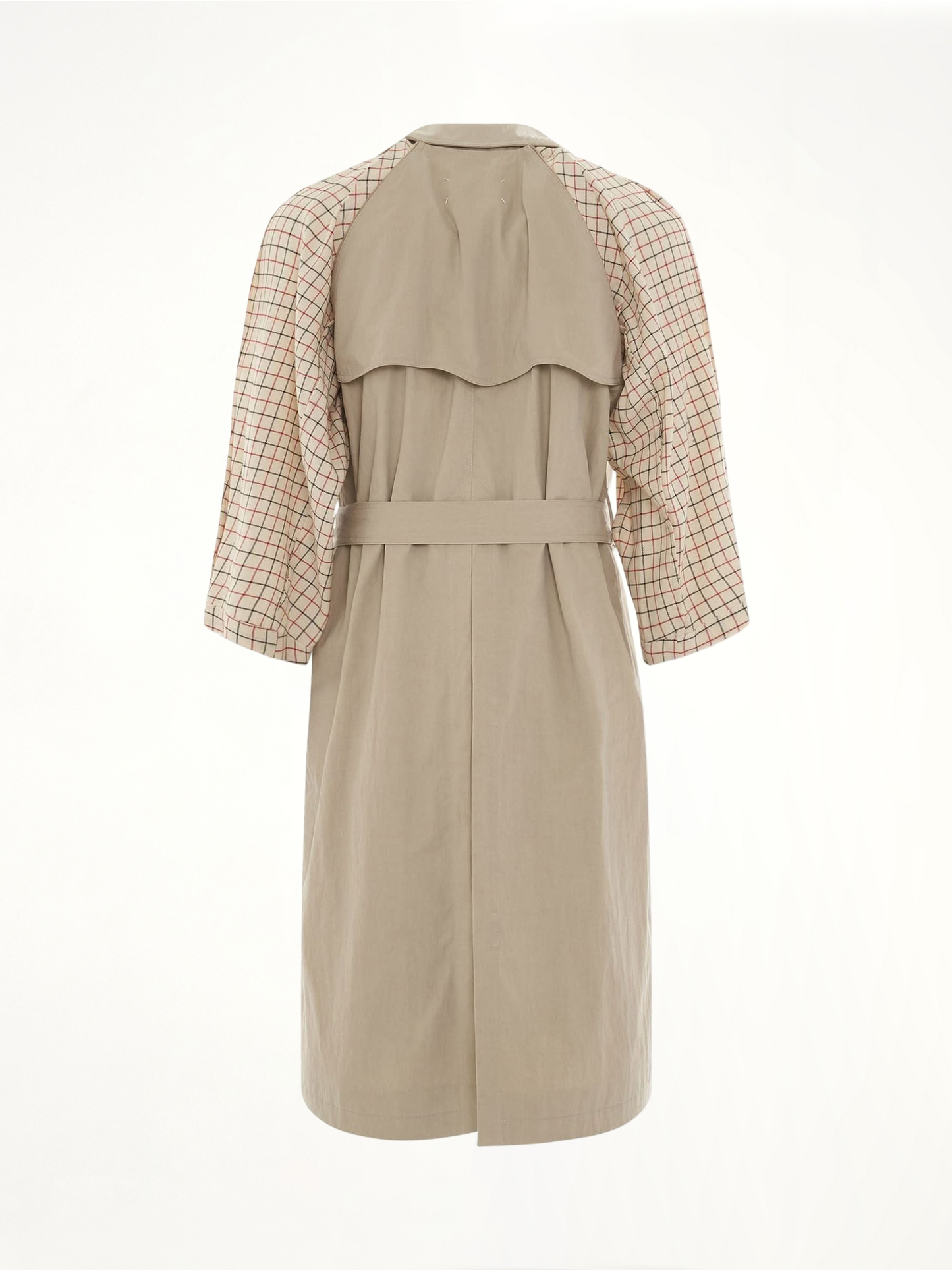 MAISON MARGIELA Double Breasted Trench Coat (Beige)