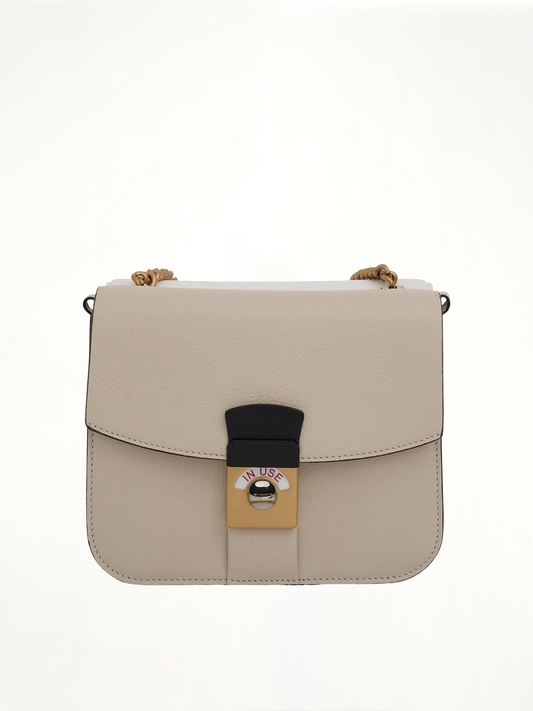 Image of Bags. Productname: MAISON MARGIELA New Lock Square Bag in GREY colour by brand - MAISON MARGIELA