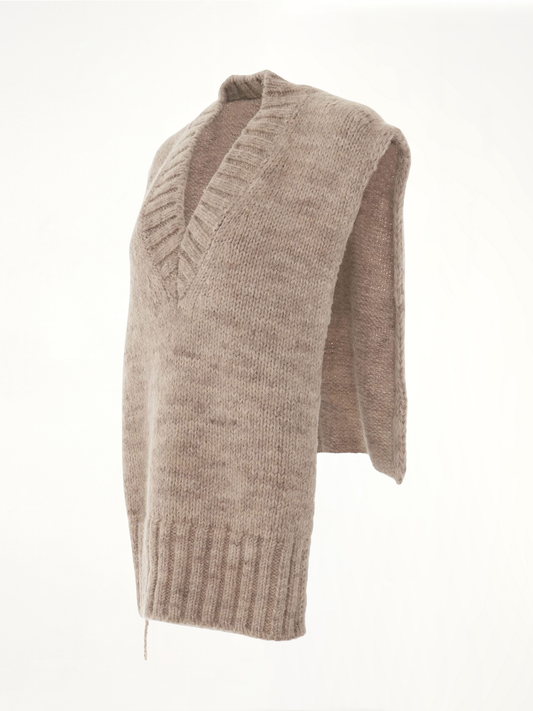 MAISON MARGIELA Botanical Dye Knit Vest (Brown)