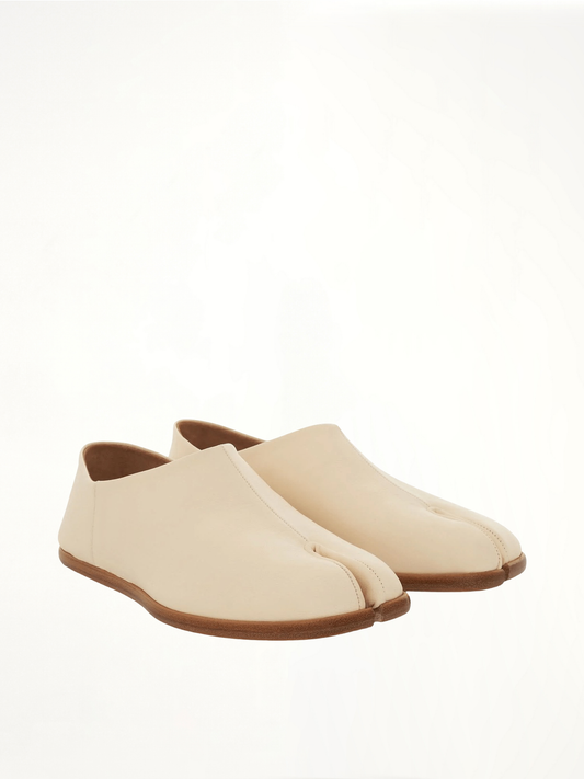 MAISON MARGIELA Tabi Babouches Loafers (White)