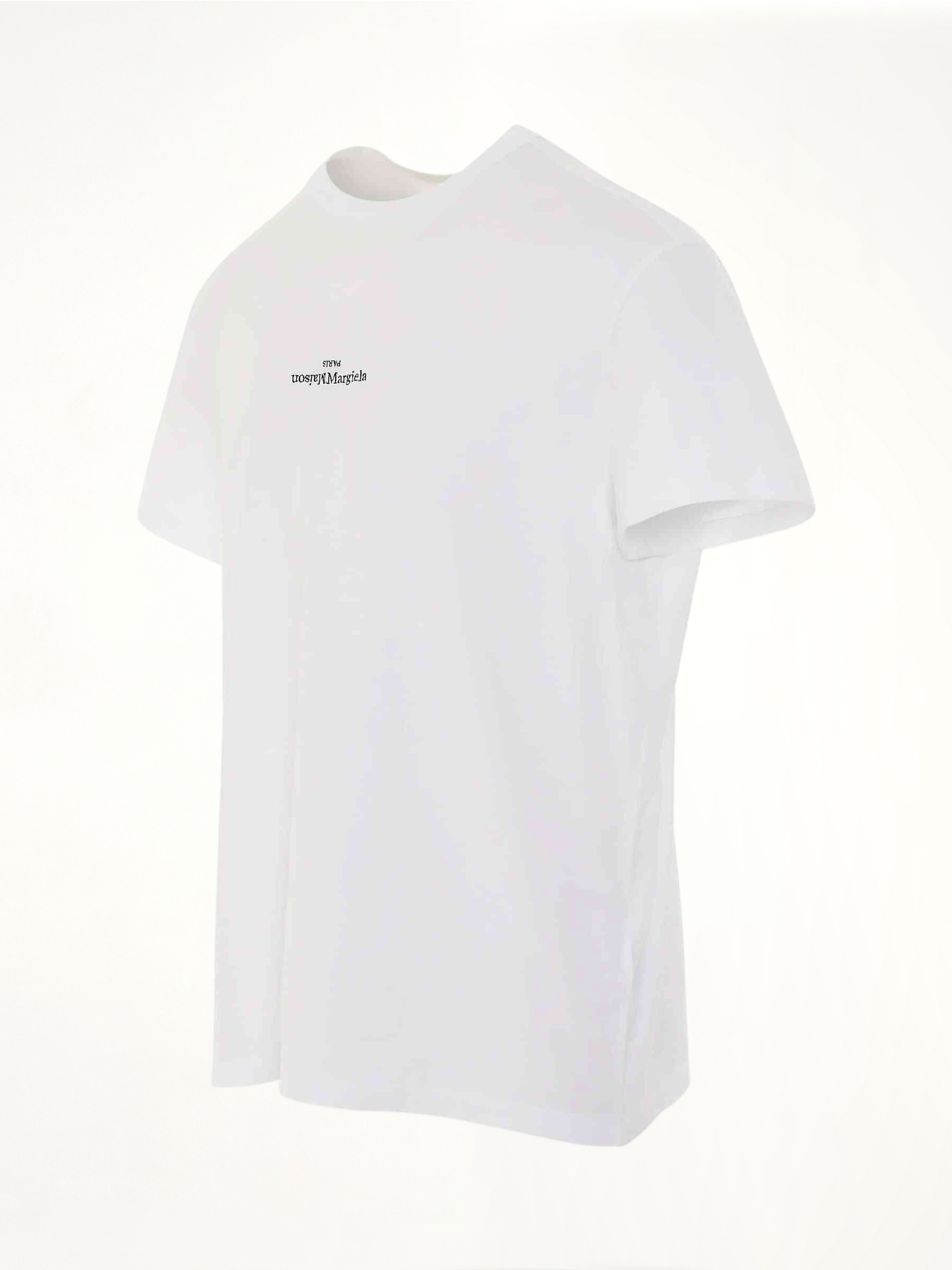 MAISON MARGIELA Upside Down Logo T-Shirt (White)
