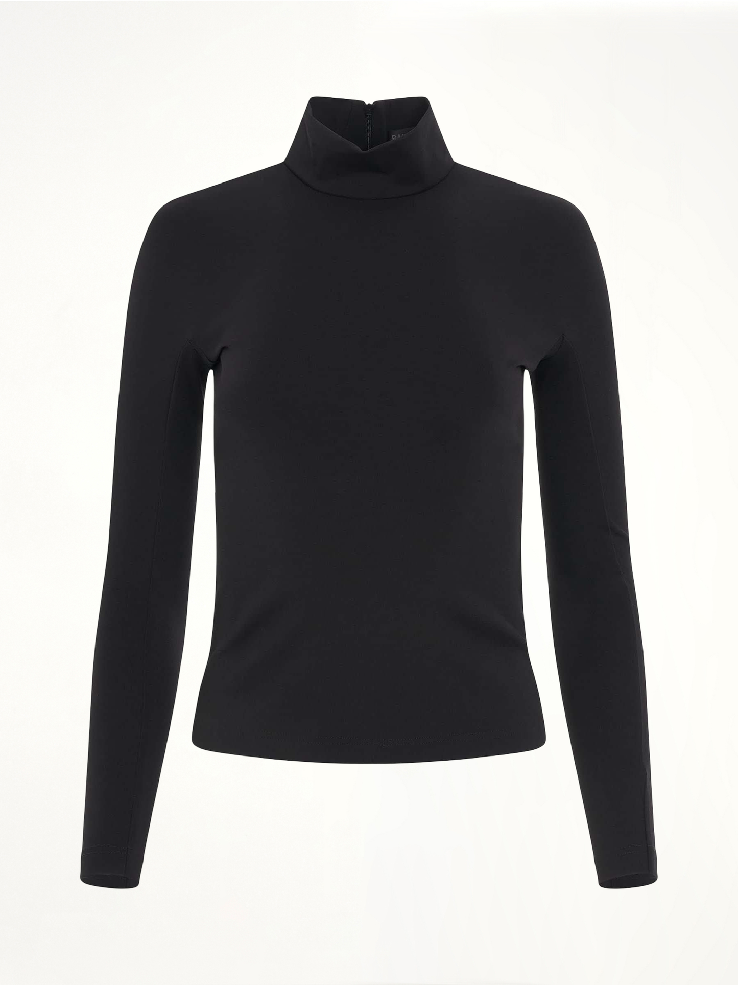 Image of a model wearing Tops. Productname: BALENCIAGA Turtleneck in BLACK colour by brand - BALENCIAGA