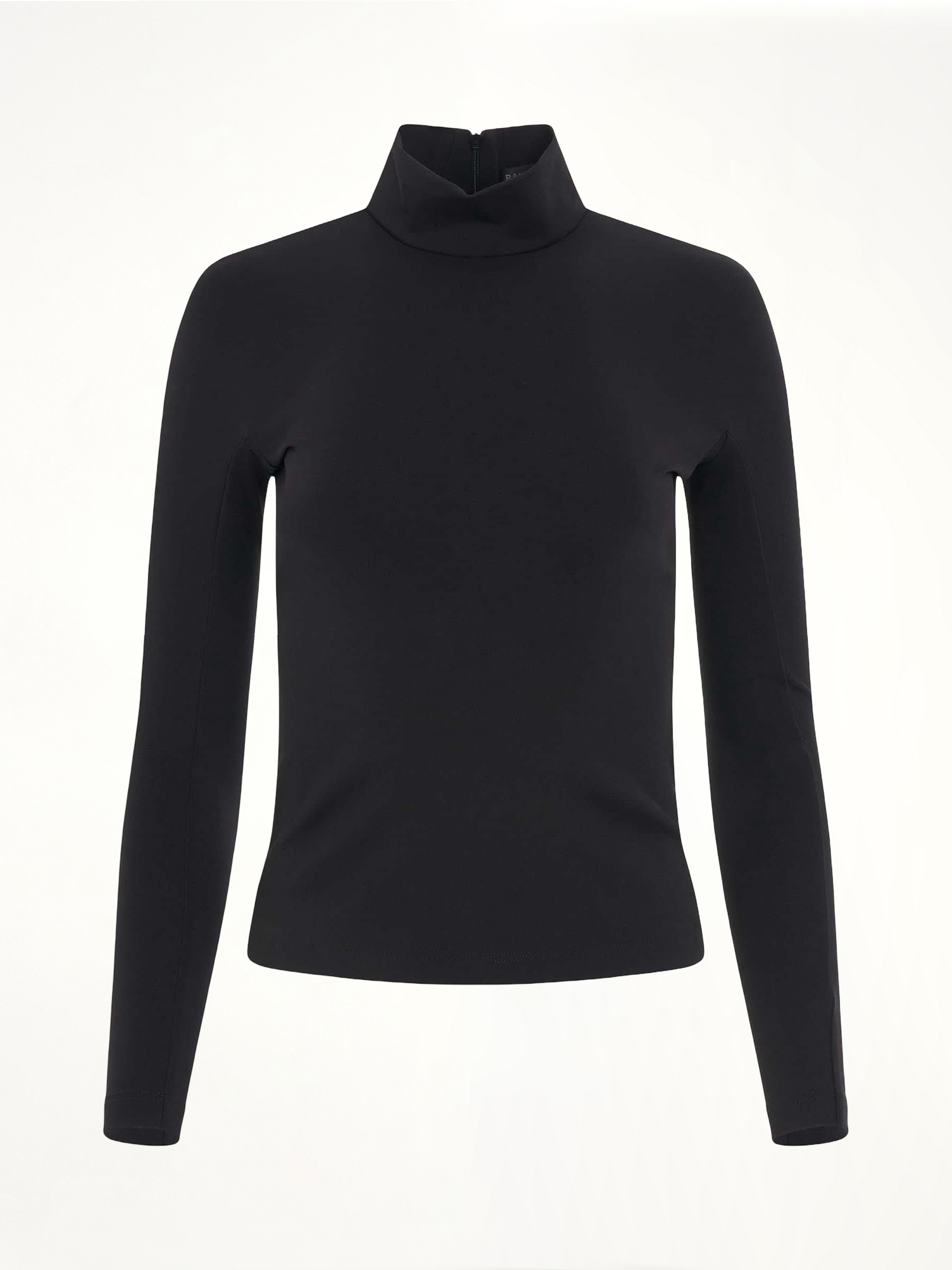 Image of a model wearing Tops. Productname: BALENCIAGA Turtleneck in BLACK colour by brand - BALENCIAGA