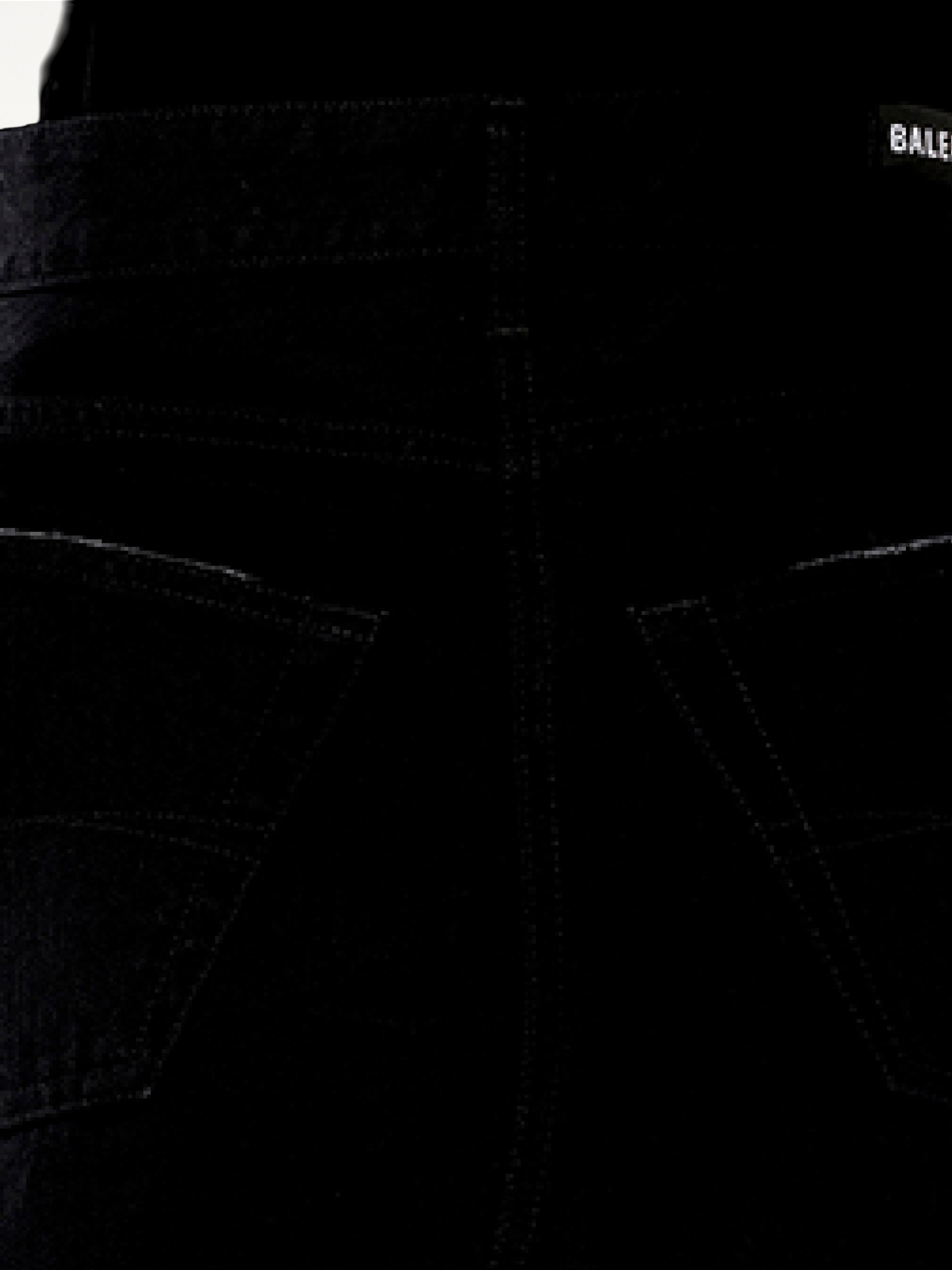 BALENCIAGA Mini Denim Skirt (Black)