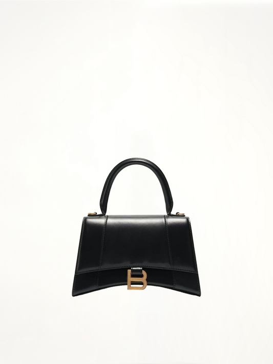 BALENCIAGA Hourglass Small Handbag (Black)