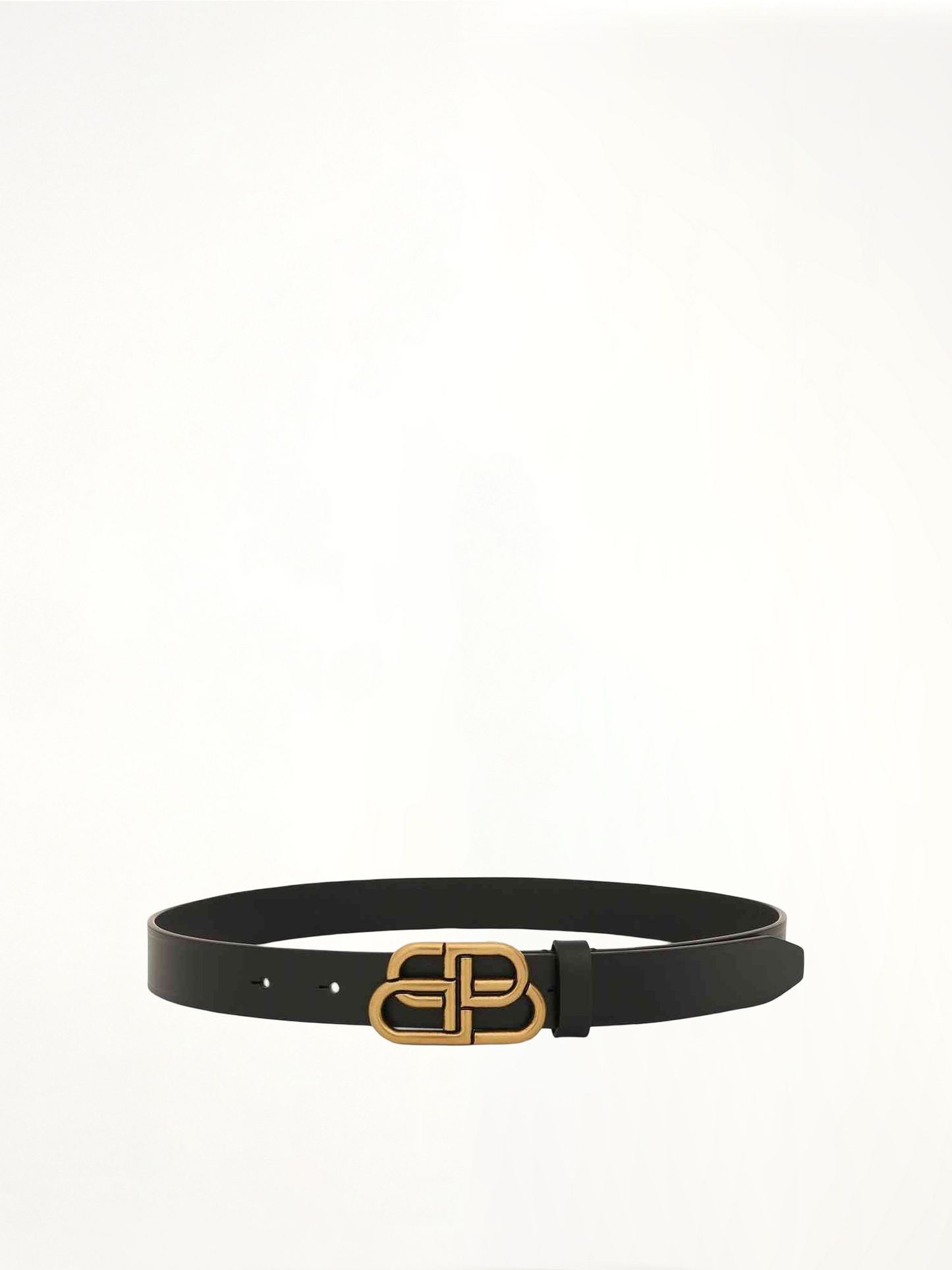 Image of Accessories. Productname: BALENCIAGA BB Thin Belt in Black colour by brand - BALENCIAGA