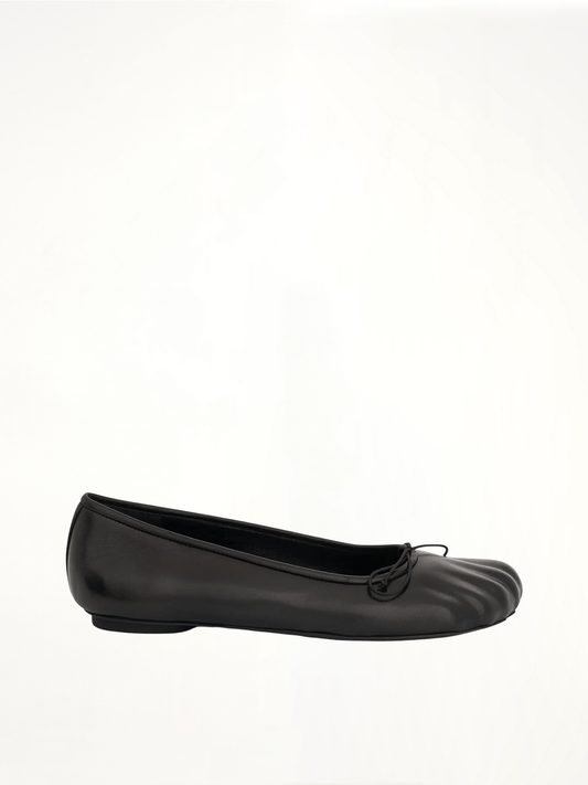 Image of Flats. Productname: BALENCIAGA Fetish Pump Flat in Black colour by brand - BALENCIAGA