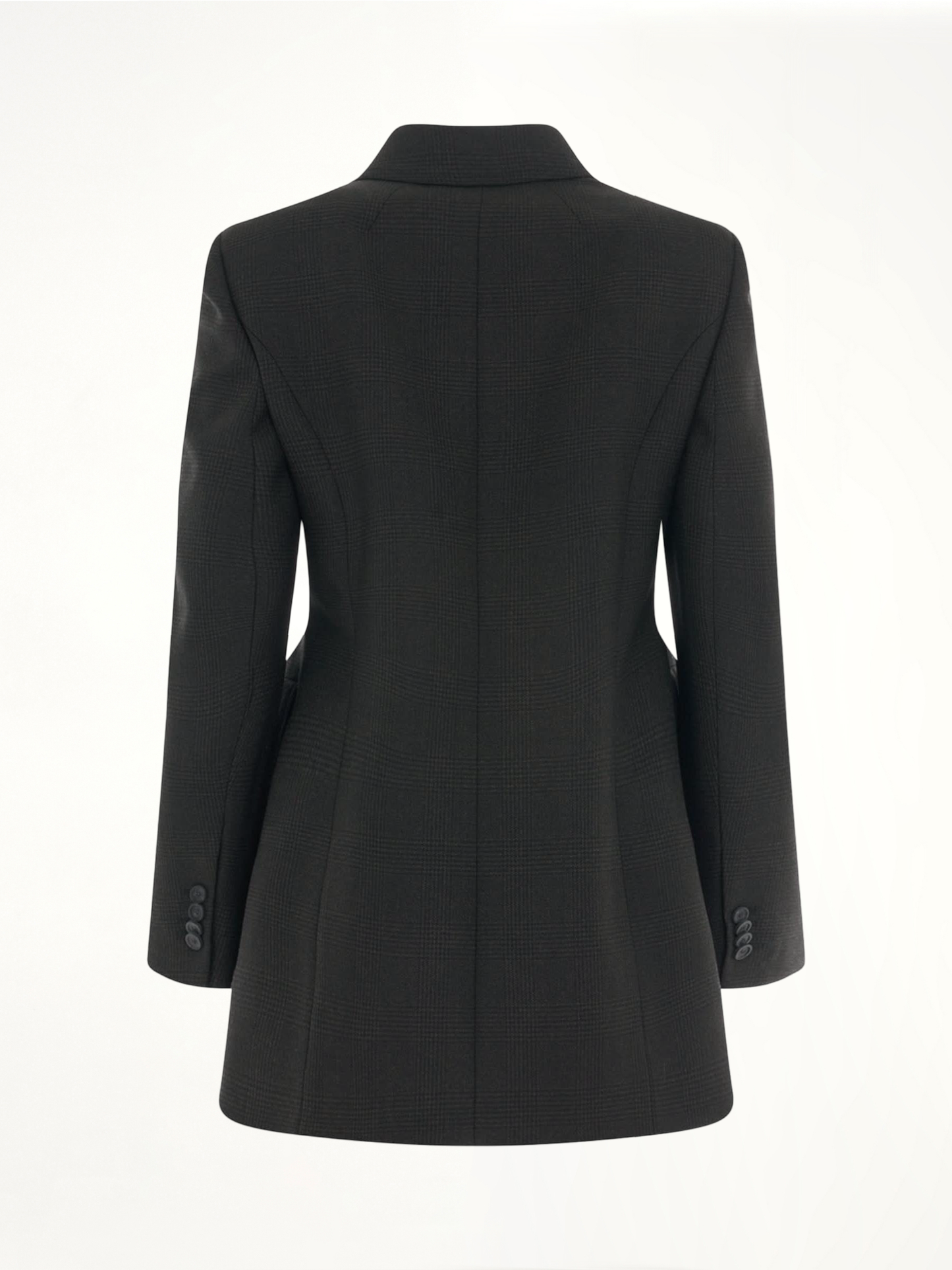 BALENCIAGA Double Breasted Hourglass Blazer (Green)
