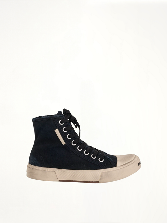 Image of Sneakers. Productname: BALENCIAGA Paris High Sneaker in BLACK colour by brand - BALENCIAGA
