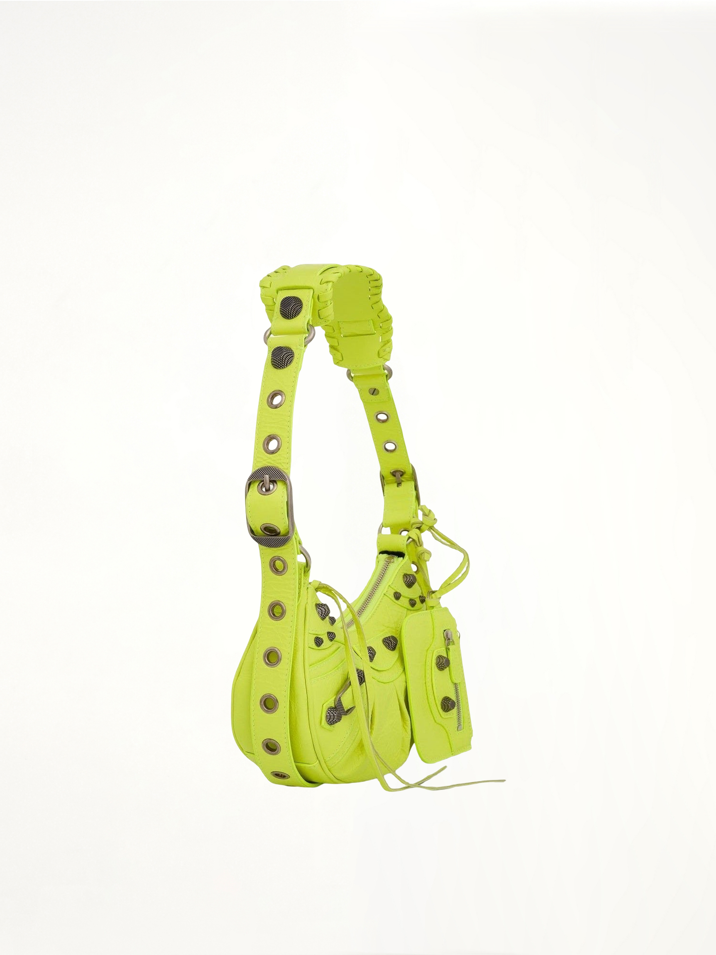 BALENCIAGA Le Cagole Shoulder Bag XS (Yellow)