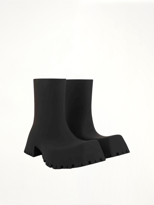 BALENCIAGA Trooper Rubber Low Boot (Black)