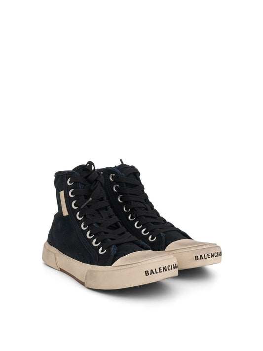 BALENCIAGA Paris High Sneaker (Black White)