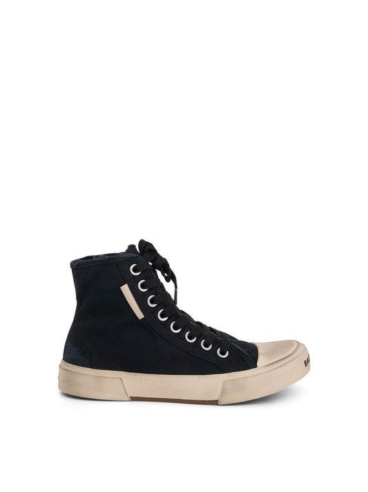 Image of Sneakers. Productname: BALENCIAGA Paris High Sneaker in Black White colour by brand - BALENCIAGA