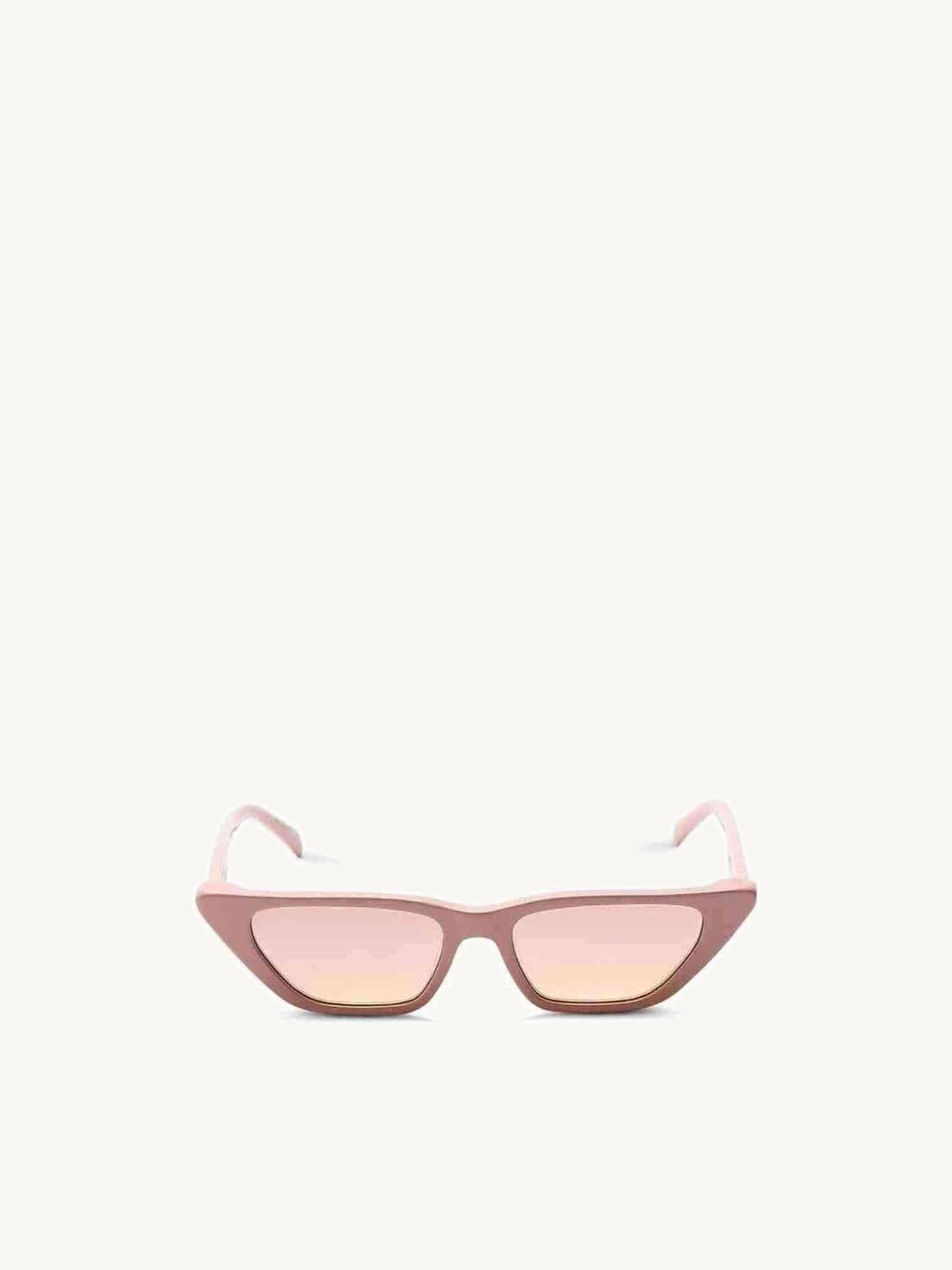 Image of Sunglasses. Product name - Thirty Two Sunglasses with Light Brown Lens in Pink colour by brand - G.O.D