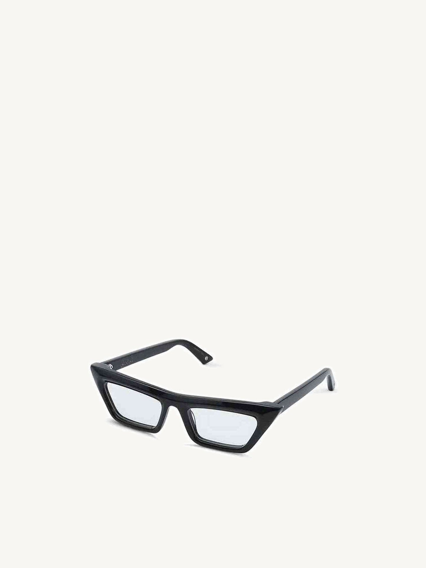 Image of Sunglasses. Product name - Twenty Two Sunglasses with Grey Lens in Black colour by brand - G.O.D