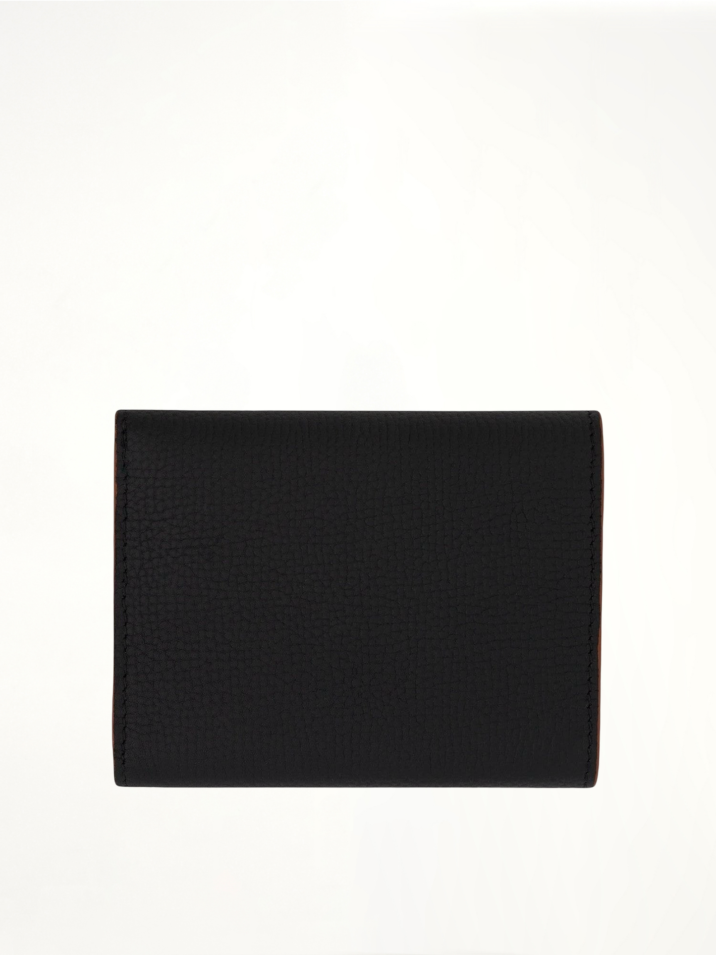 LOEWE Anagram Trifold Wallet Pebble Grain Calfskin (Black)