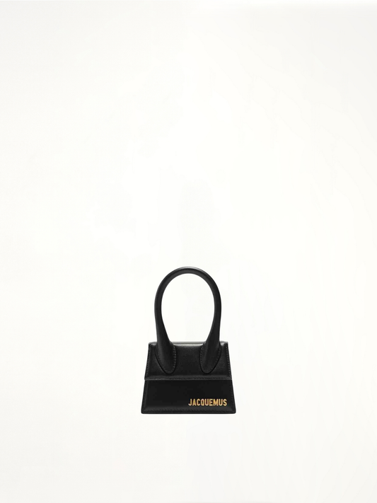 JACQUEMUS Le Chiquito Mini Leather Bag (Black)