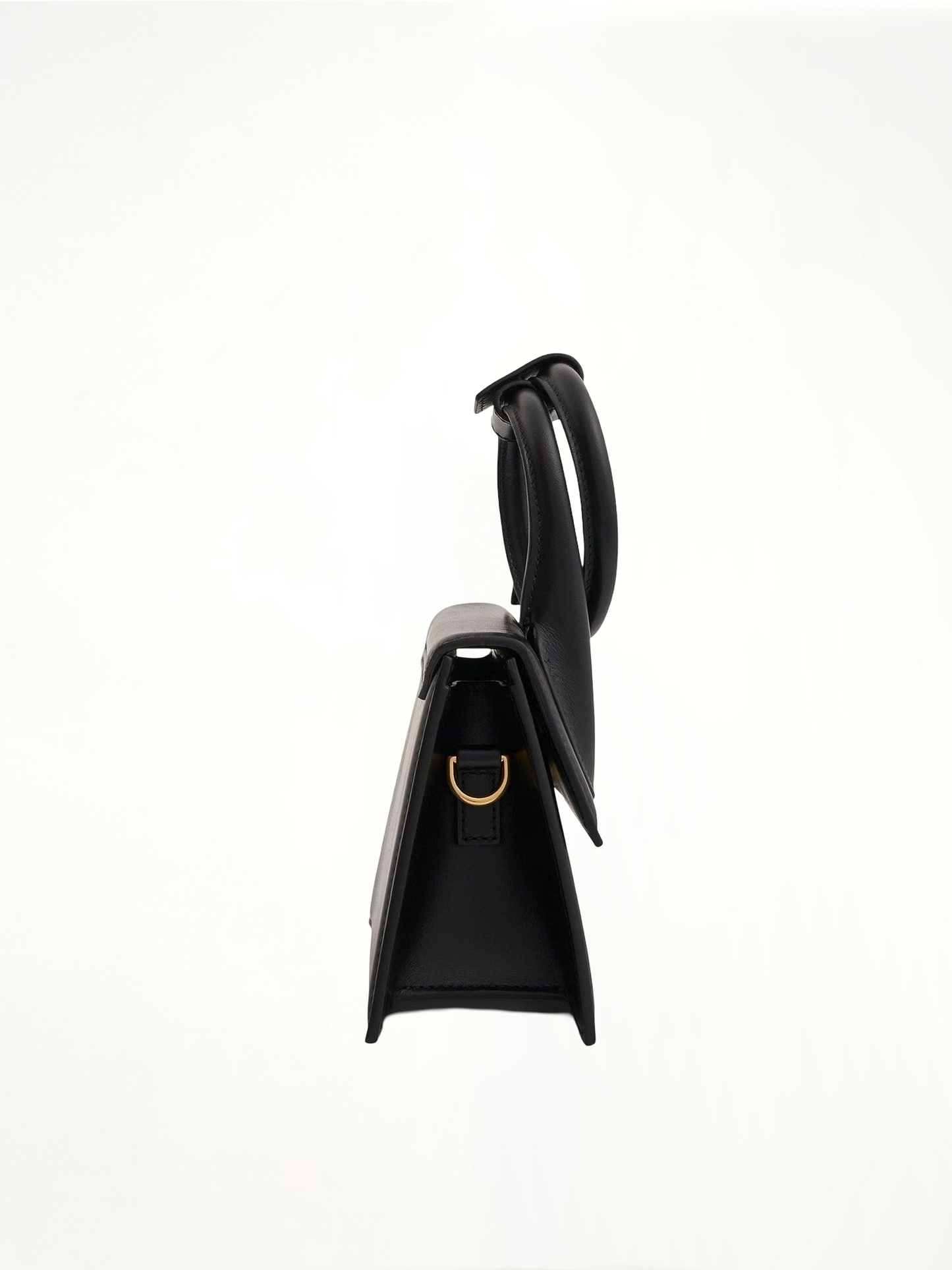JACQUEMUS Le Chiquito Noeud Leather Bag (Black)