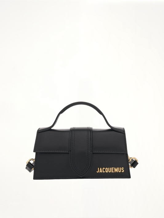 Image of Bags. Productname: JACQUEMUS Le Bambino Mini Leather Bag in BLACK colour by brand - JACQUEMUS