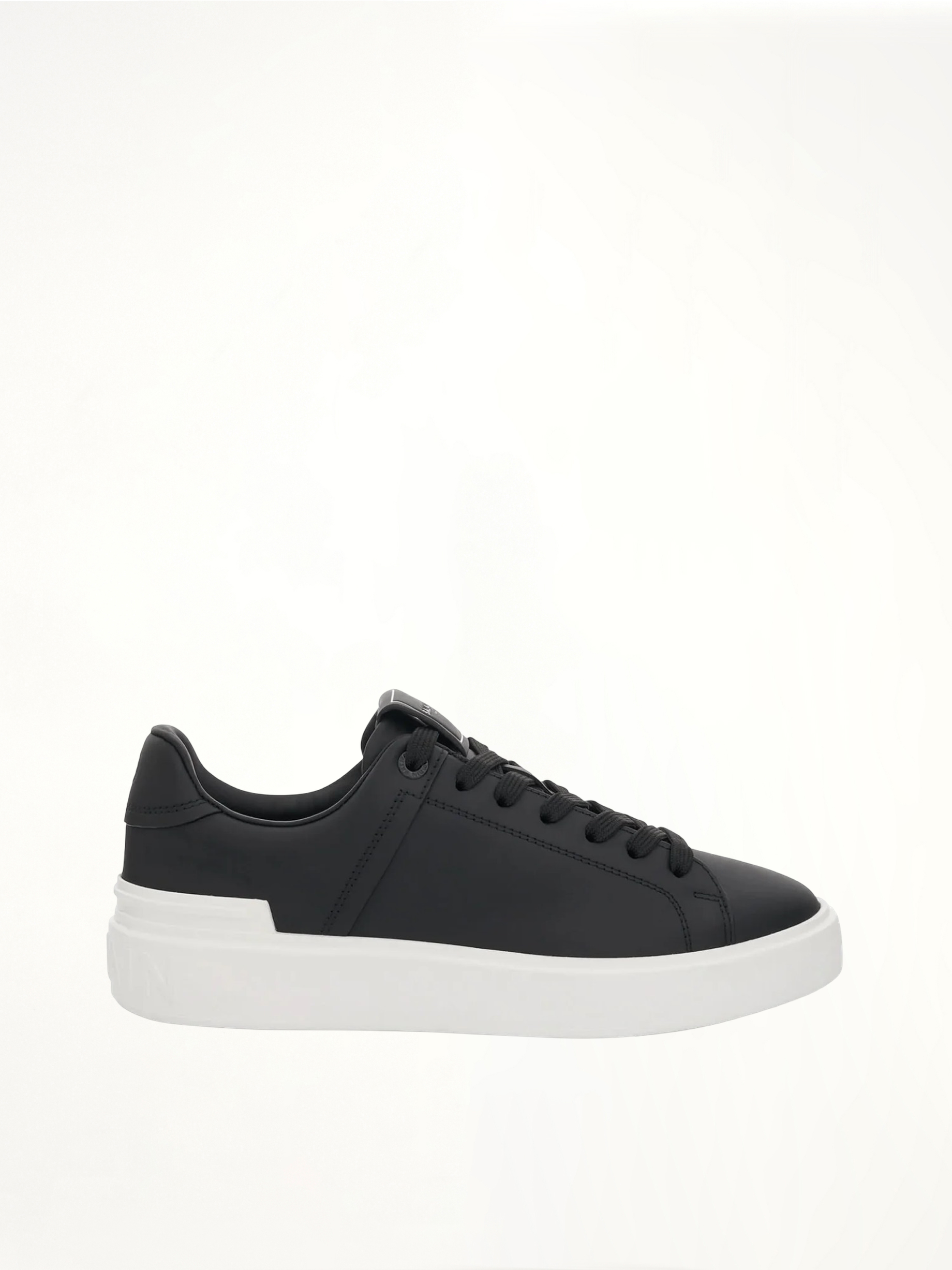 Image of Sneakers. Product name - B-Court Calfskin Sneaker in Black colour by brand - BALMAIN