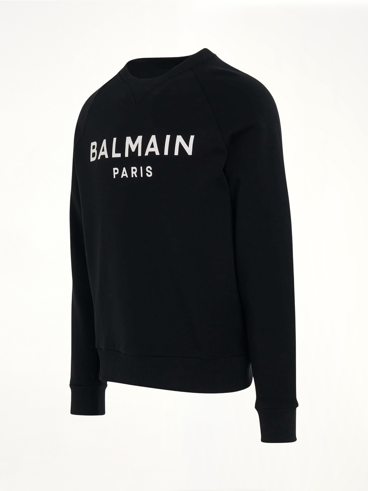 BALMAIN Classic Logo Print Sweatshirt (Black)