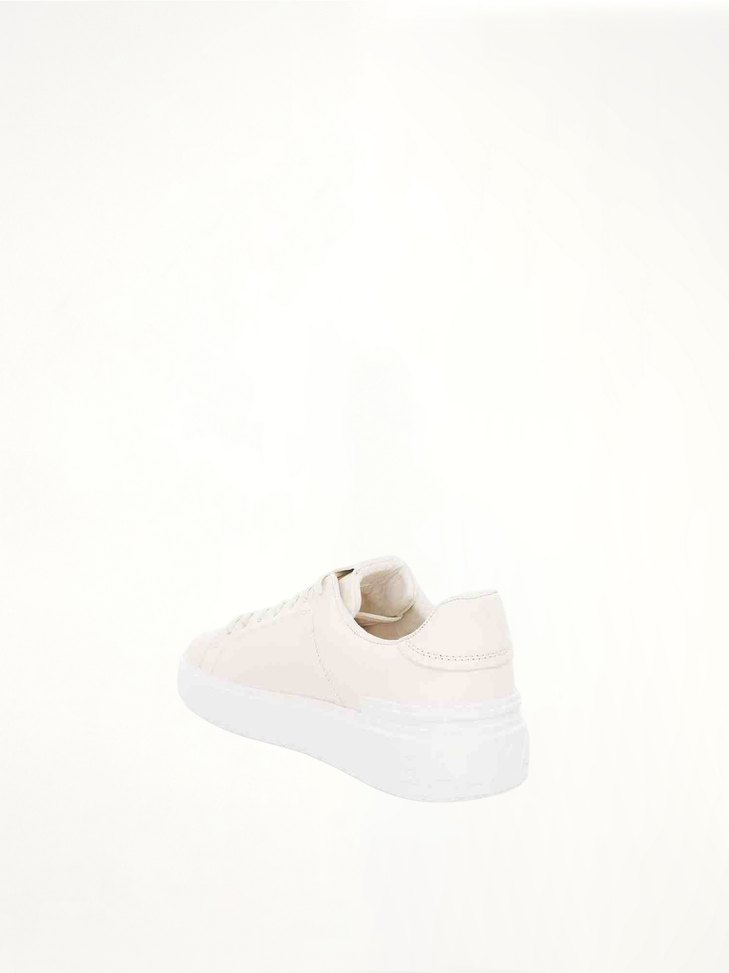 BALMAIN B-Court Calfskin Sneaker (White)