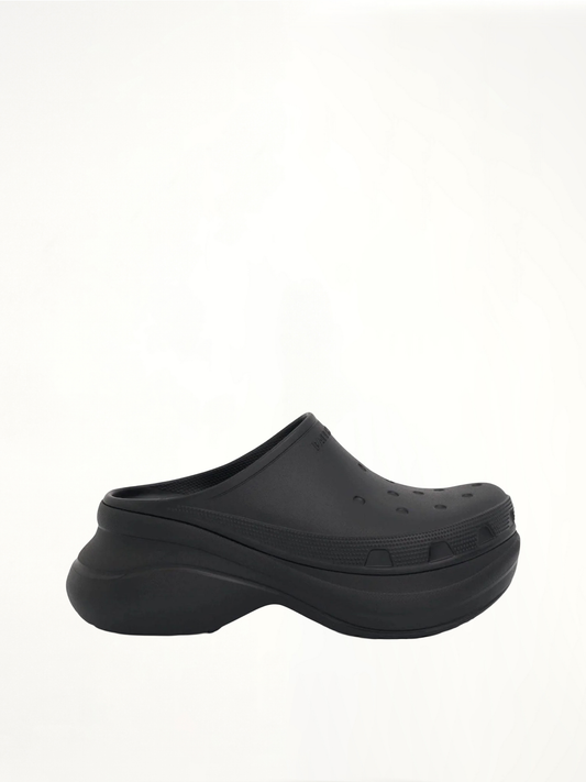 Image of Sandals. Productname: BALENCIAGA Crocs Mule in Black colour by brand - BALENCIAGA