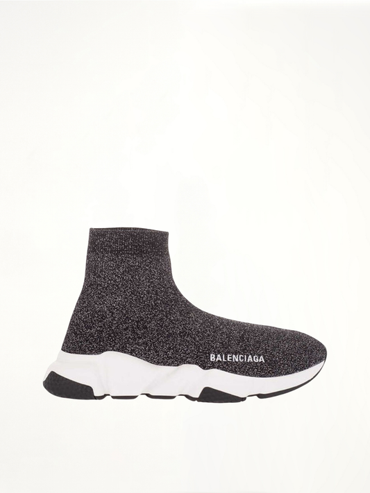 Image of Sneakers. Productname: BALENCIAGA Speed Knit Sneaker in Black colour by brand - BALENCIAGA