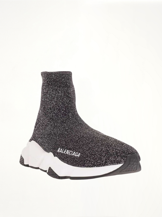 BALENCIAGA Speed Knit Sneaker (Black)