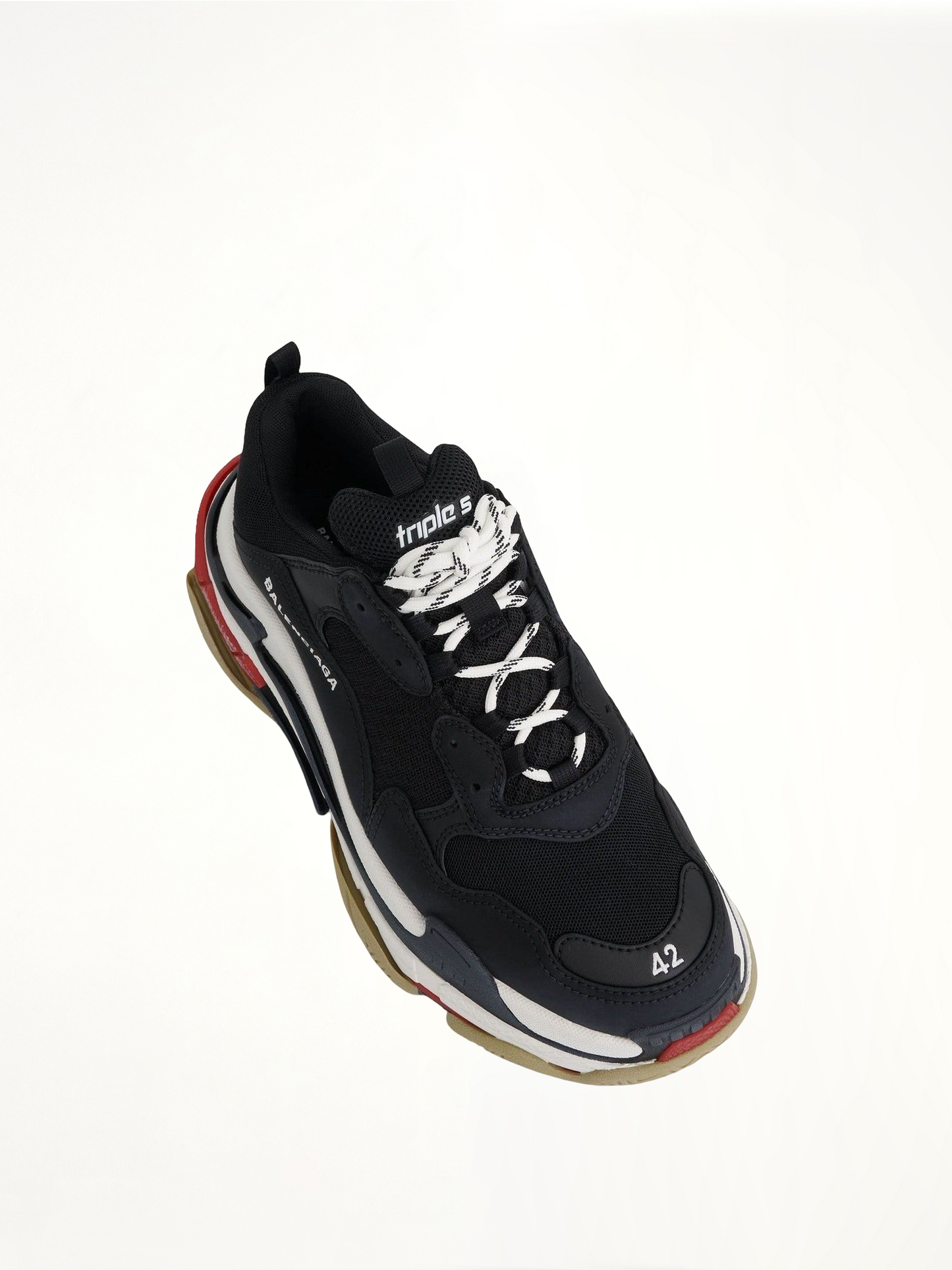 BALENCIAGA Triple S Sneaker (Black)