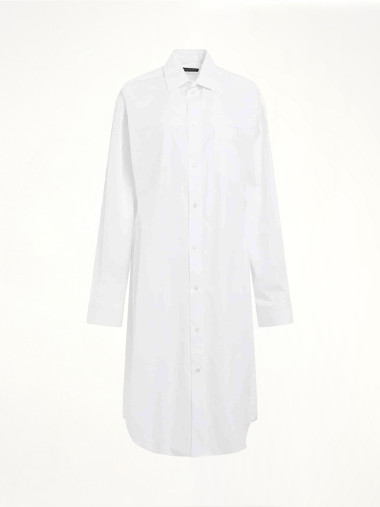 Image of Dresses. Productname: BALENCIAGA Hourglass Dress in WHITE colour by brand - BALENCIAGA