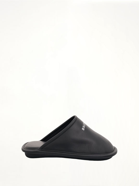 Image of Sandals. Productname: BALENCIAGA Home Slippers in BLACK/WHITE colour by brand - BALENCIAGA