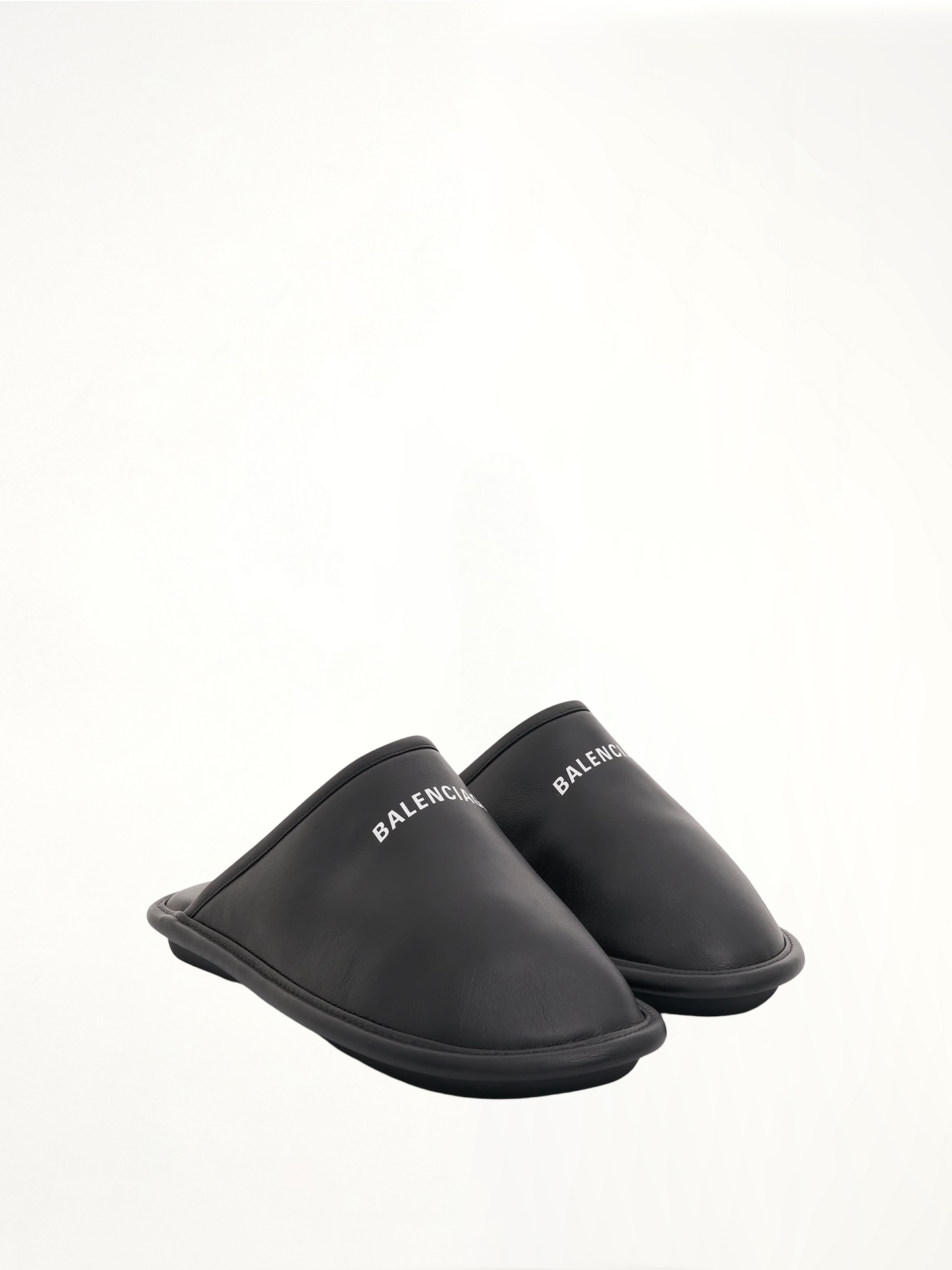 BALENCIAGA Home Slippers (Black/White)