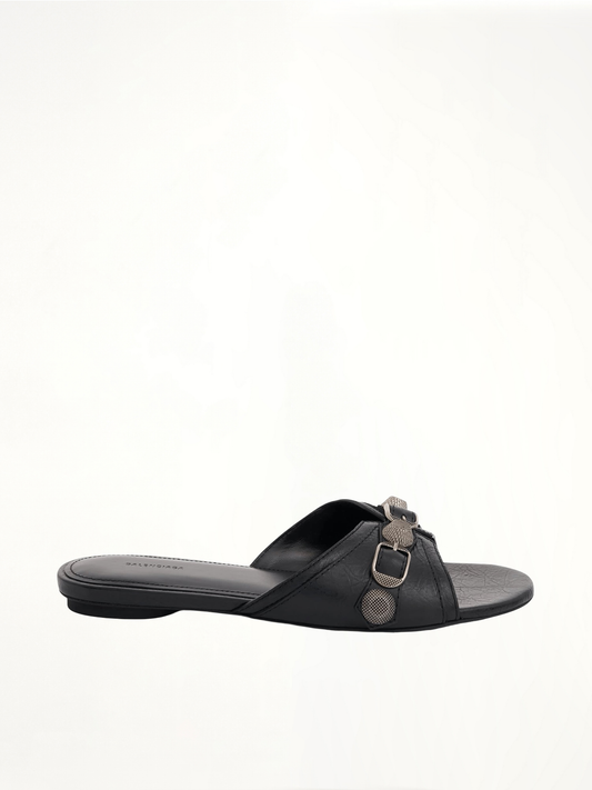 Image of Sandals. Productname: BALENCIAGA Cagole Sandal in BLACK colour by brand - BALENCIAGA
