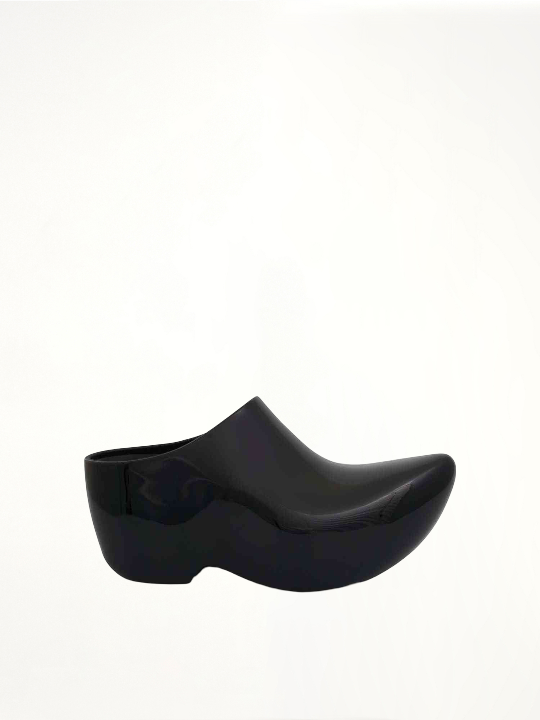 Image of Footwear. Productname: BALENCIAGA Technoclog Shinny Mule in BLACK colour by brand - BALENCIAGA