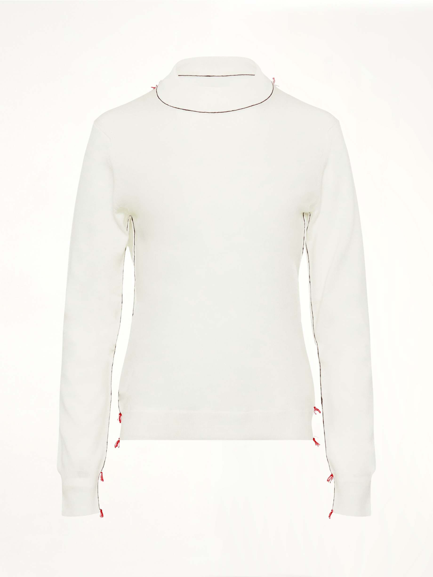 Image of a model wearing Outerwear. Productname: MAISON MARGIELA Work in White colour by brand - MAISON MARGIELA