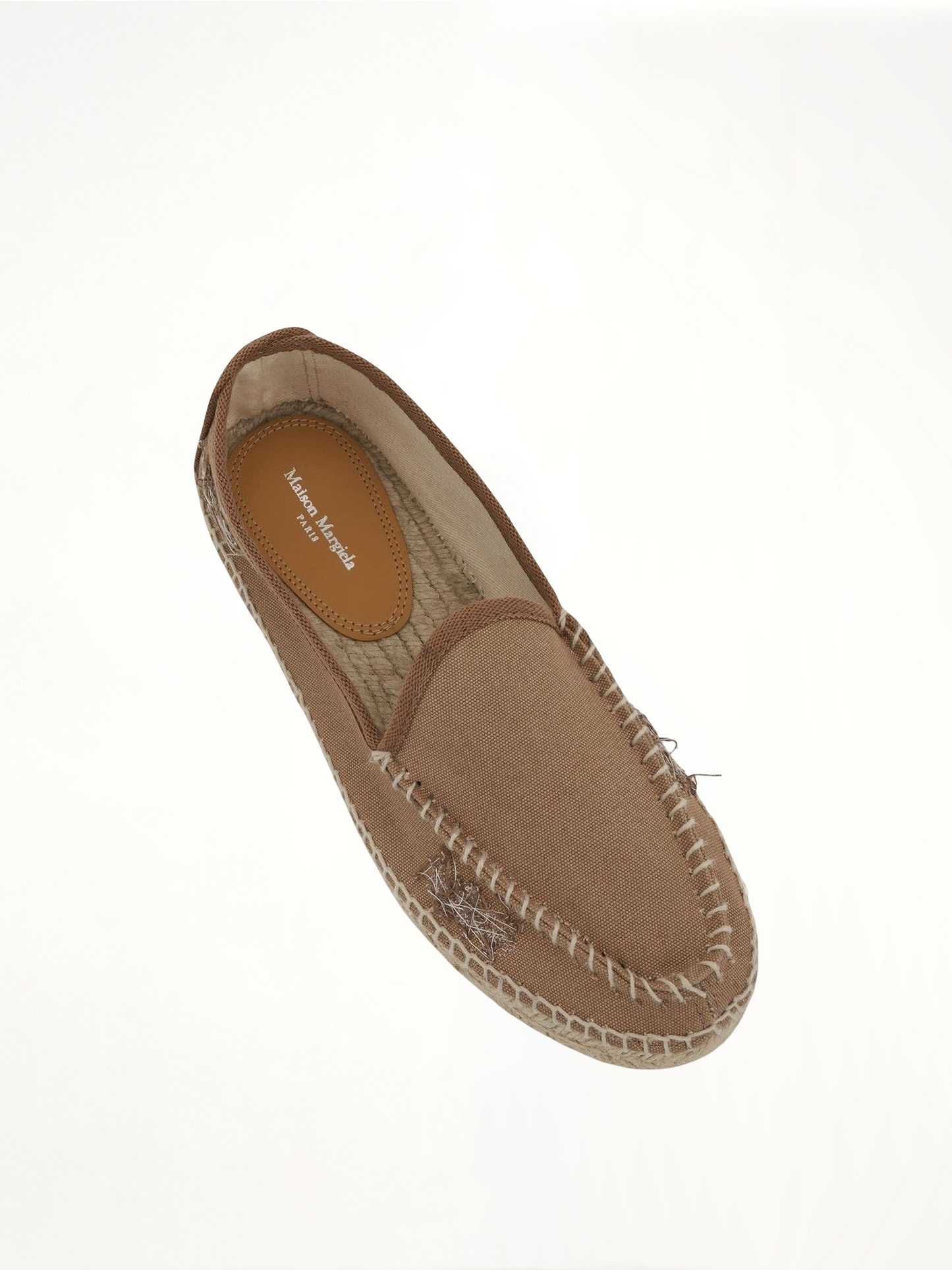 MAISON MARGIELA Embroidered Espadrilles (Brown)