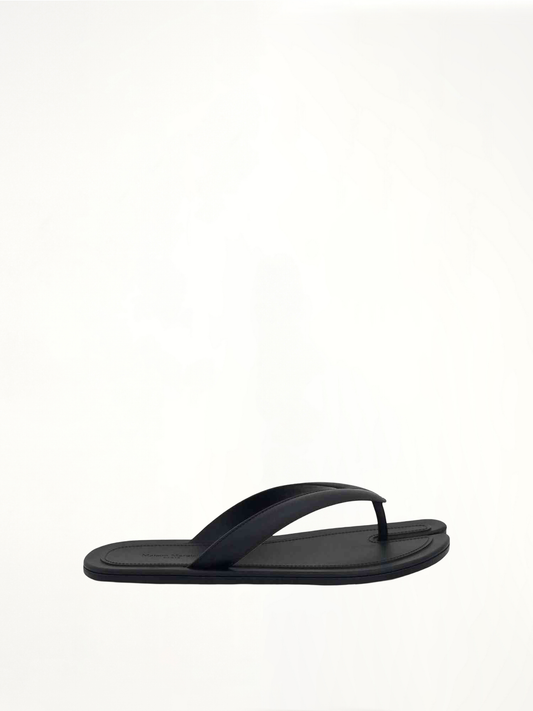 Image of Sandals. Productname: MAISON MARGIELA Tabi Slip On Slides in BLACK colour by brand - MAISON MARGIELA