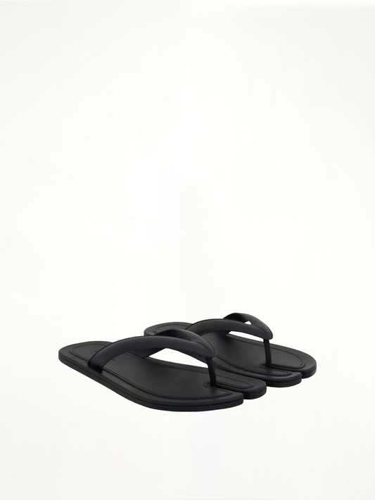 MAISON MARGIELA Tabi Slip On Slides (Black)