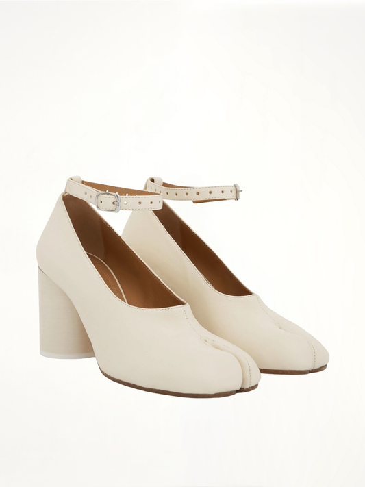 MAISON MARGIELA Tabi 8cm Heel Pumps (White)