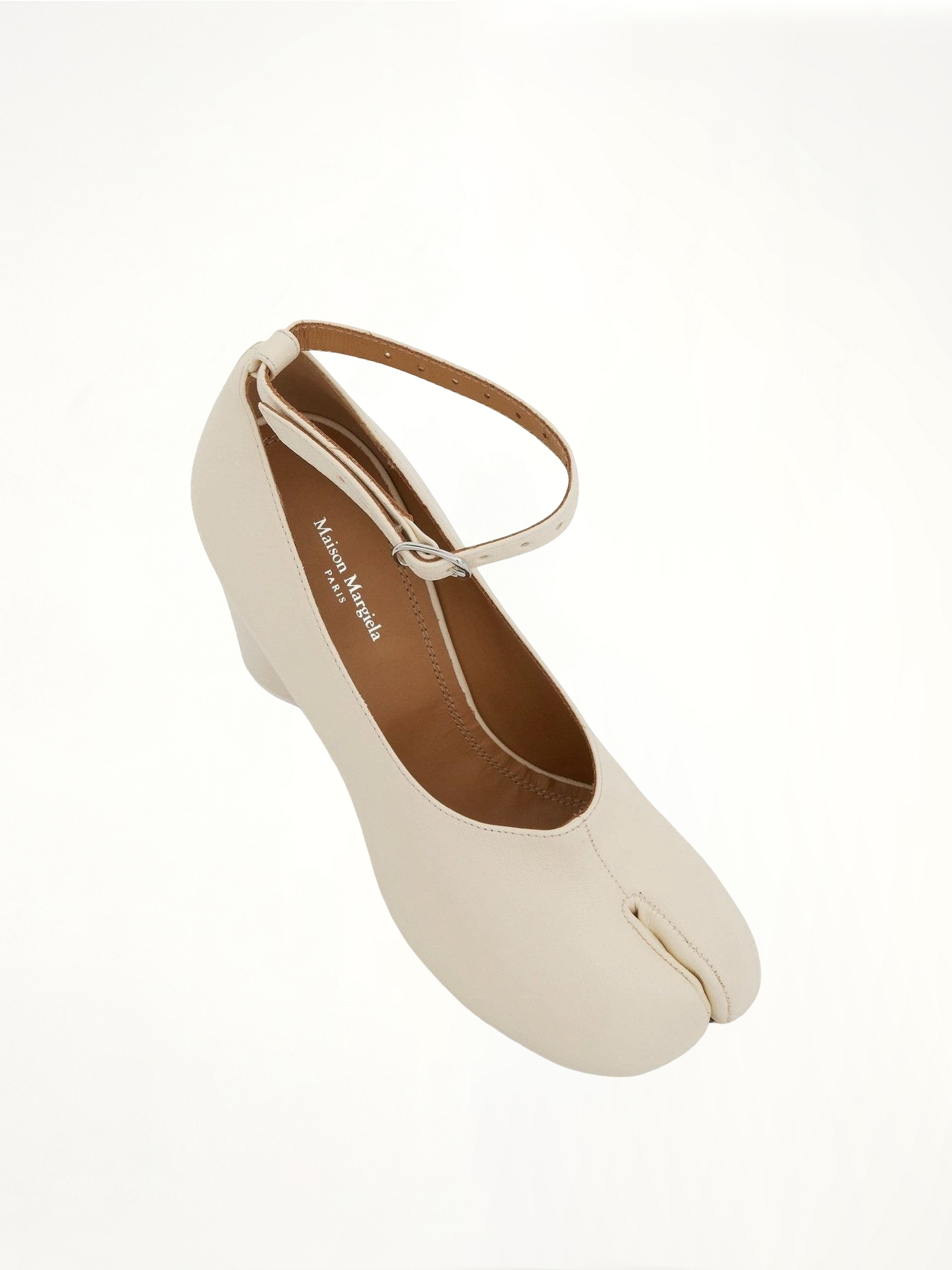 MAISON MARGIELA Tabi 8cm Heel Pumps (White)