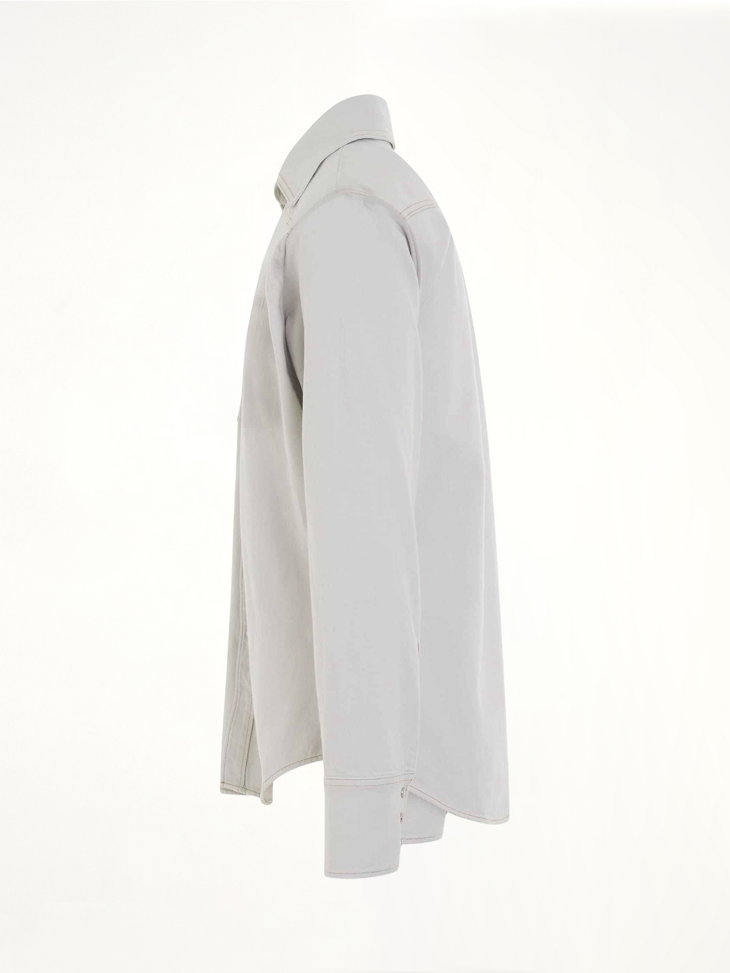 MAISON MARGIELA Chalk Selvedge Denim Shirt (Blue)
