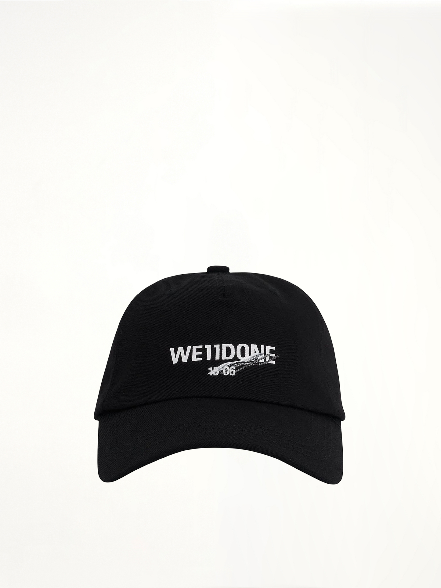 Image of Hats. Product name - Basic 1506 Logo Cap in Black colour by brand - WE11DONE