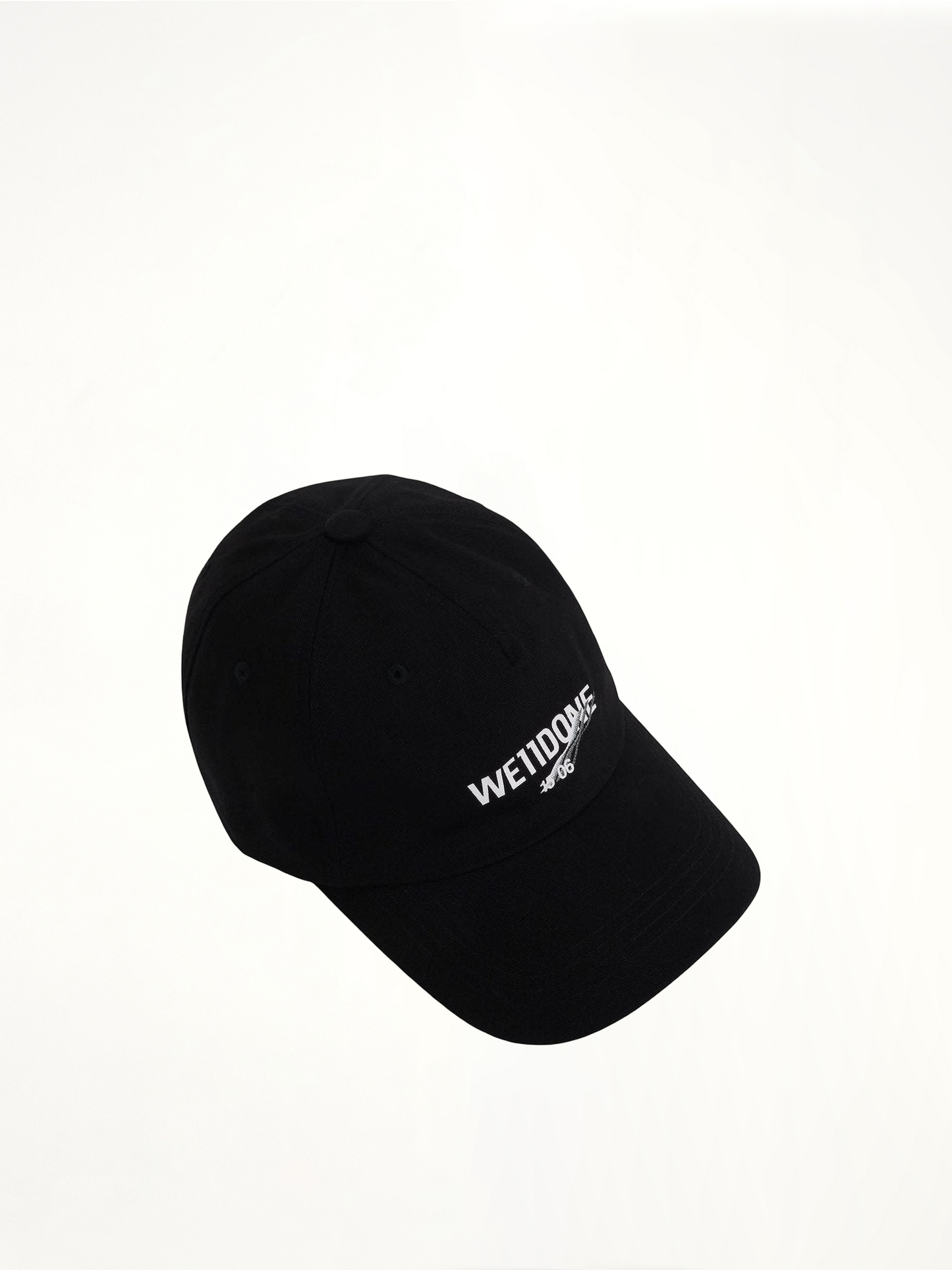 WE11DONE Basic 1506 Logo Cap (Black)