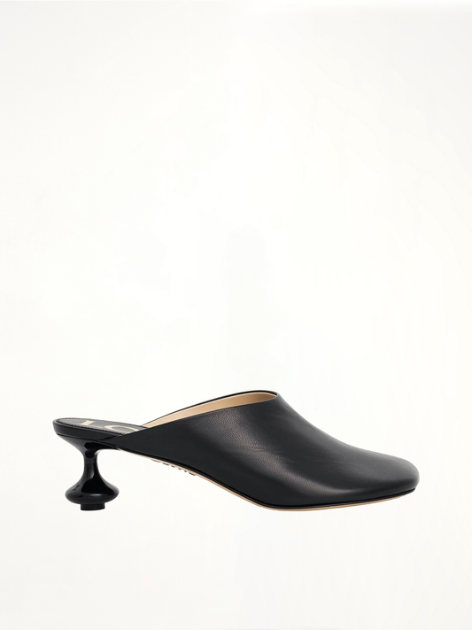 Image of Sandals. Product name - Toy Mule in Black colour by brand - LOEWE